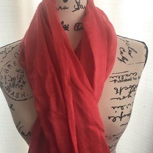 Peach Infinity Scarf.